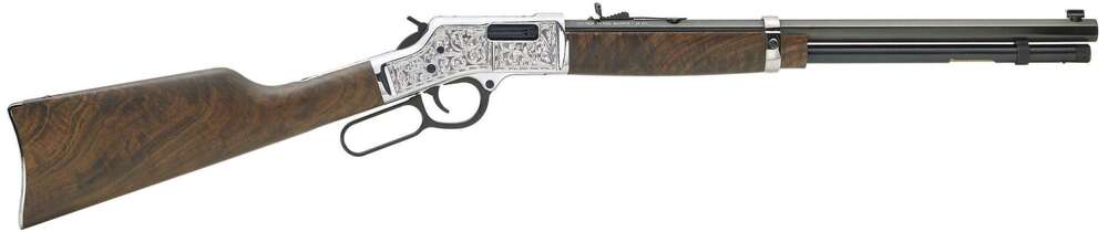 Rifles Long Guns Henry Repeating Arms Ready Series 45Colt Henry Big Boy Silver .45 Colt Deluxe Engraved